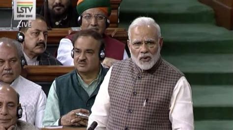 In Lok Sabha Pm Modi Blasts Opposition Says ‘more Mud You Throw At