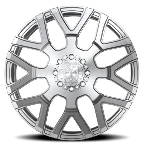 Amani Forged Allora Dually B Rims Wheels Brushed Silver