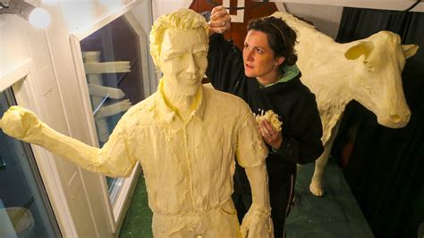 5 photos: Iowa State Fair butter sculptures in the making