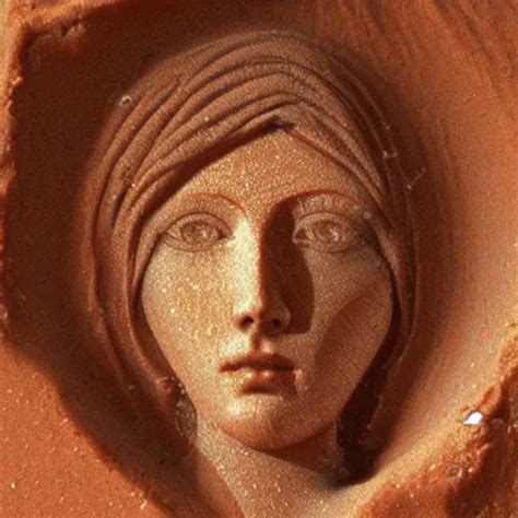 Virgin Mary Face Image In Soil On Mars Photo Stable Diffusion Openart