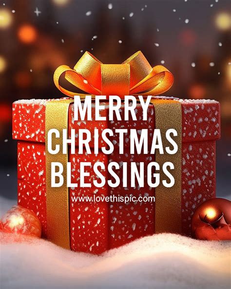 Merry Christmas Blessings Pictures, Photos, and Images for Facebook, Tumblr, Pinterest, and Twitter