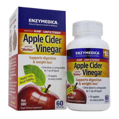 Apple Cider Vinegar Pills With Mother Acv Pills 60 Capsules Nuvision Health Center