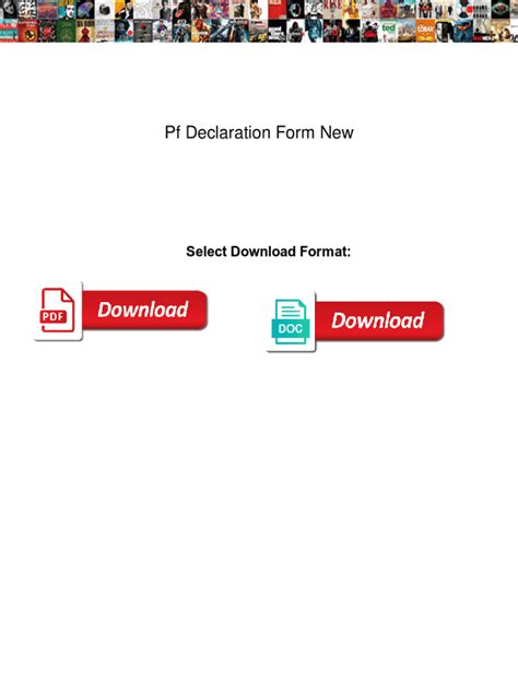 Fillable Online New Declaration Form Fill Online Printable Fillable