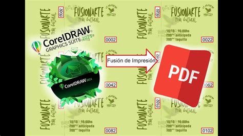 Como Numerar Y Guardar Pdf Con Coreldraw Youtube