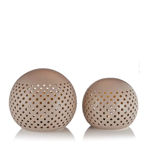 Outlet K By Kelly Hoppen Set Of Indoor Outdoor Orbs With Timer Qvc Uk