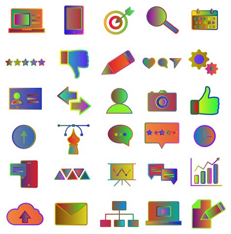 Download #FF00FF Icons By Sharijo Polyprismatic SVG | FreePNGimg 