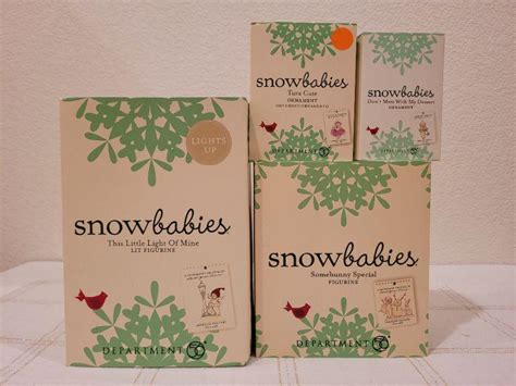 Lot Assorted Dept Snowbabies Christmas Figures Estatesales Org