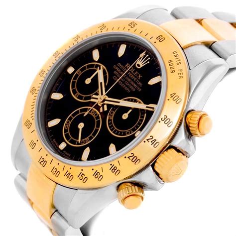 Rolex Cosmograph Daytona Stainless Steel 18k Yellow Gold Watch 116523 Swisswatchexpo