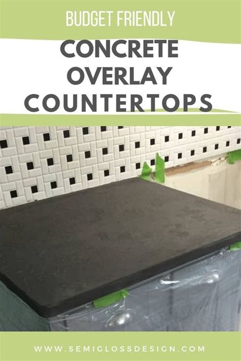 How To Install Concrete Overlay Countertops For Less Than 100 Artofit