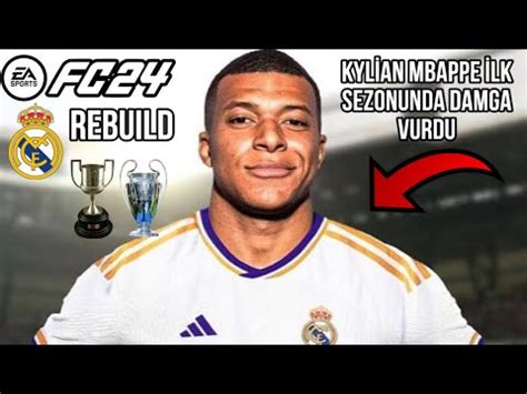 KYLİAN MBAPPE REAL MADRİDDE İLK SEZONUNDA 4 KUPA BİRDEN ALDI EA FC 24