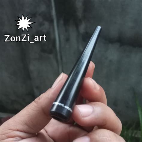 Jual Once Pipa Rokok Kayu Galih Kelor Hitam Mini Shopee Indonesia