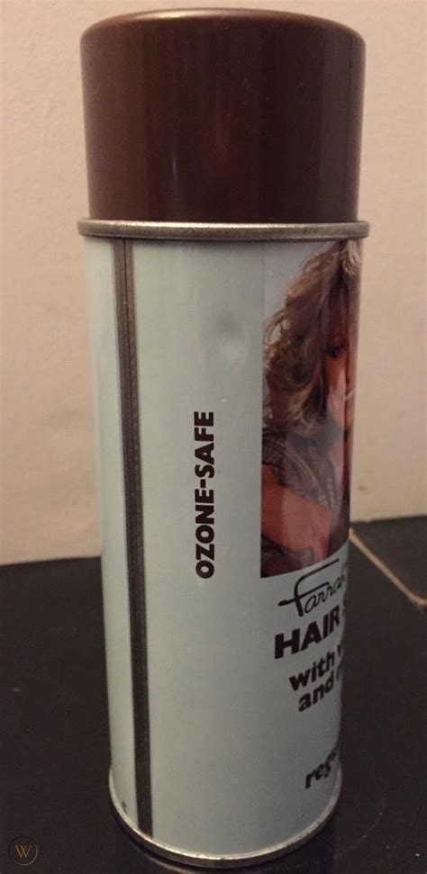 Farrah Fawcett Faberge Hair Spray Stranger Things Full Can Vintage