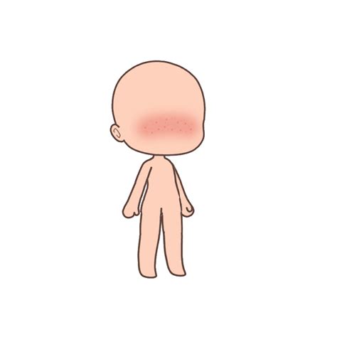 Gacha Club Body Template