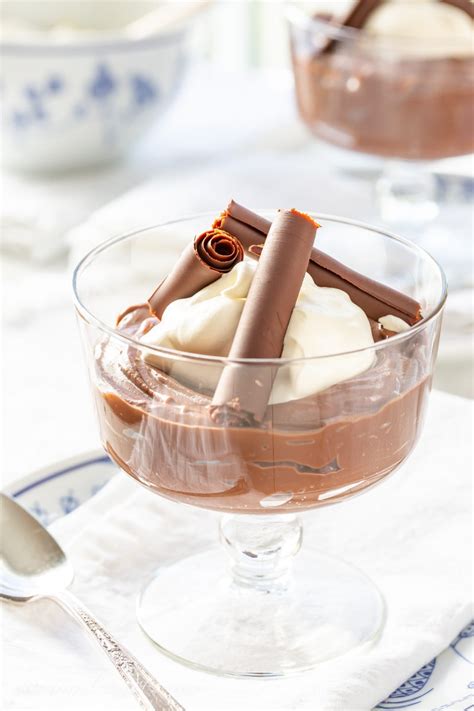 Creamy Chocolate Pudding Recipe Saving Room For Dessert