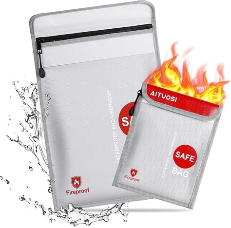 Feuerfeste Dokumententasche St Ck Set Wasserdichte Und Feuerfeste