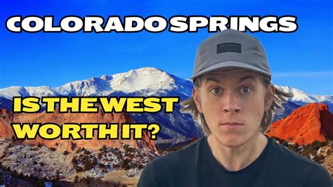 Pros And Cons Of Living In Colorado Springs West Springs Youtube