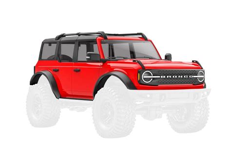 Traxxas Body, Ford Bronco (2021), Complete, Red - Canada Hobbies