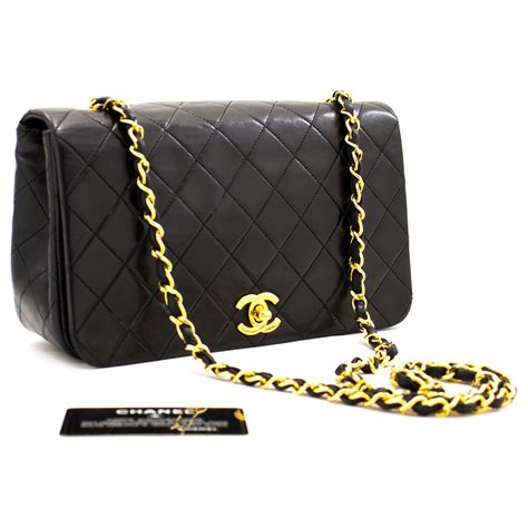 Chanel Sac Bandouli Re En Cha Ne Rabat Int Gral En Cuir D Agneau