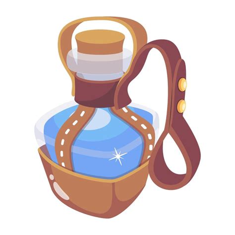 A Potion Bottle Flat Icon Download 10987799 Vector Art At Vecteezy