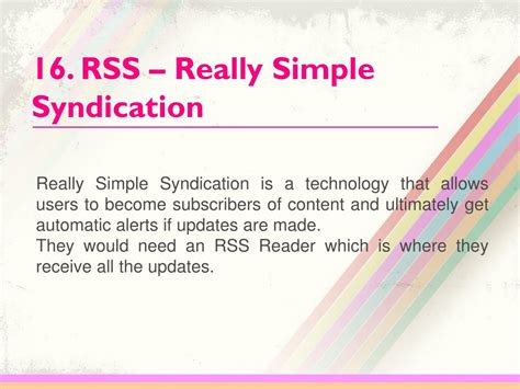 really simple syndication 7