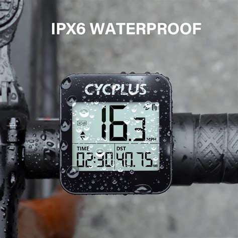 Cycplus Gps Bike Computer Wireless Stopwatch Ipx Waterproof Cycling