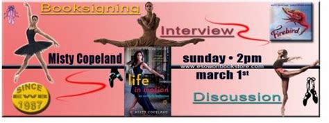 Africlassical John Malveaux Misty Copeland Will Discuss And Sign Life