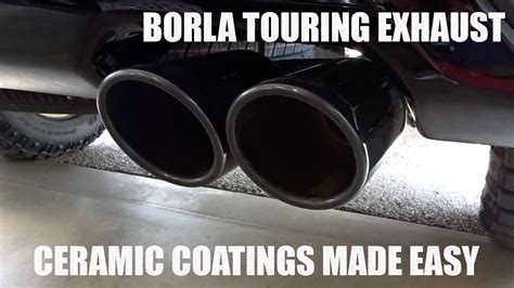 How To Apply A Ceramic Coating To Exhaust Tips Youtube