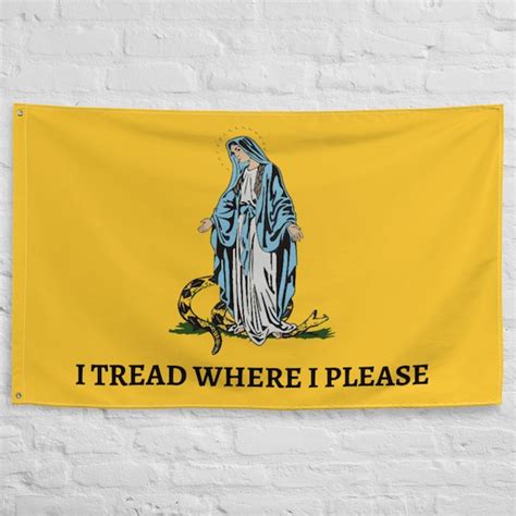 I Tread Where I Please Flag Horizontal Gadsden Flag Etsy Australia