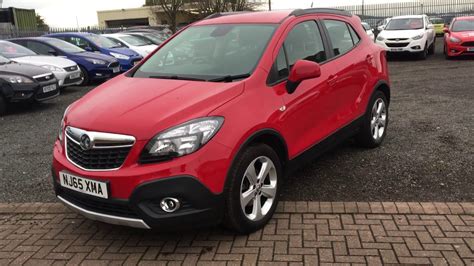 Used Vauxhall Mokka 1 6 CDTi Tech Line 5dr Red 2015 YouTube