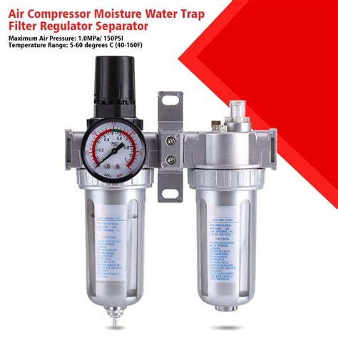 Air Pressure Regulators Hydraulics Pneumatics Pumps And Plumbing 14 Air Compressor Filter W