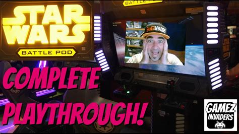 STAR WARS Battle Pod ARCADE Complete Playthrough All Missions YouTube