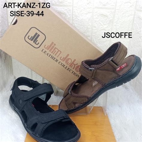 Jual SANDAL KULIT ASLI PRIA JIM JOKER KANZ 1ZG Di Lapak 88vinavino