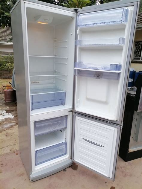 Defy Silver Tall Double Door Fridge Freezer For Sale SAVEMARI