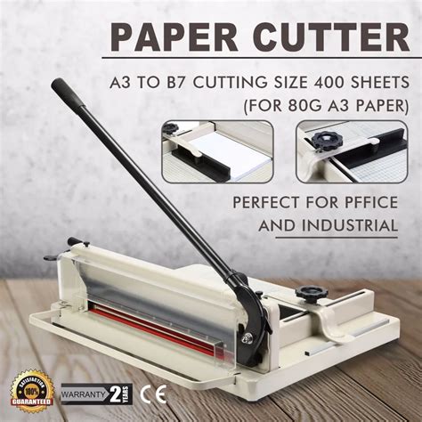 Heavy Duty Steel 17" Industrial Paper Cutter Perfect For A3 Paper-in ...