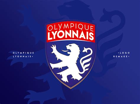 Olympique Lyonnais Logo Remake Soccer Logo Football Logo Sports Logo