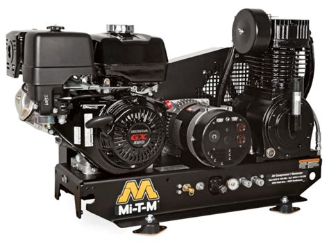 Mi T M 8 Gal Two Stage Base Mount Industrial Air Compressorgenerator