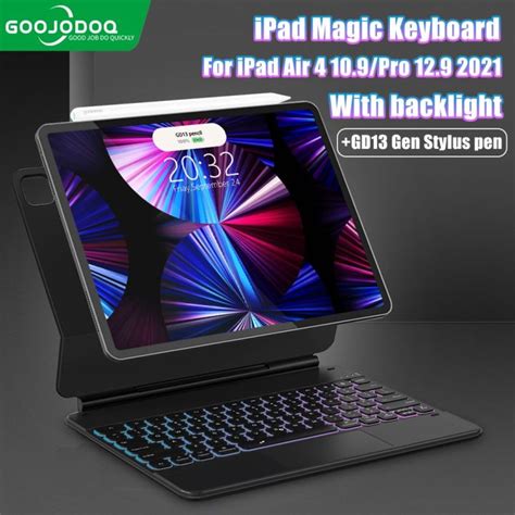 Goojodoq Magic Magnetic Keyboard And Case Ipad Case With Keyboard