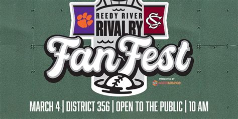 Reedy River Rivalry Returns to Greenville, with new pre-game Fan Fest ...