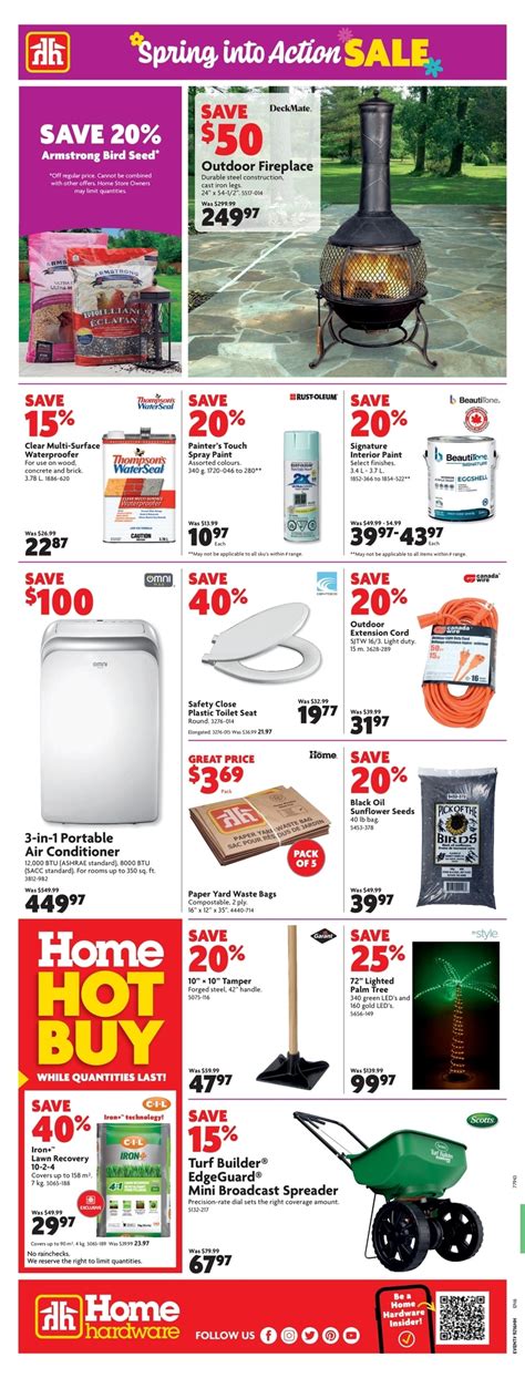 Home Hardware On Flyer April To