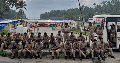 Protests At Adani Vizhinjam Port Site In Kerala