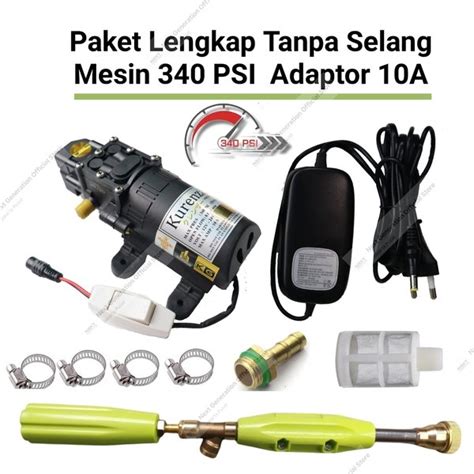 Jual Paket Dinamo Sprayer Pompa Air 160psi Japan Quality Tanpa Selang