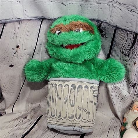 Sesame Street Toys Oscar The Grouch Puppet Vintage Poshmark