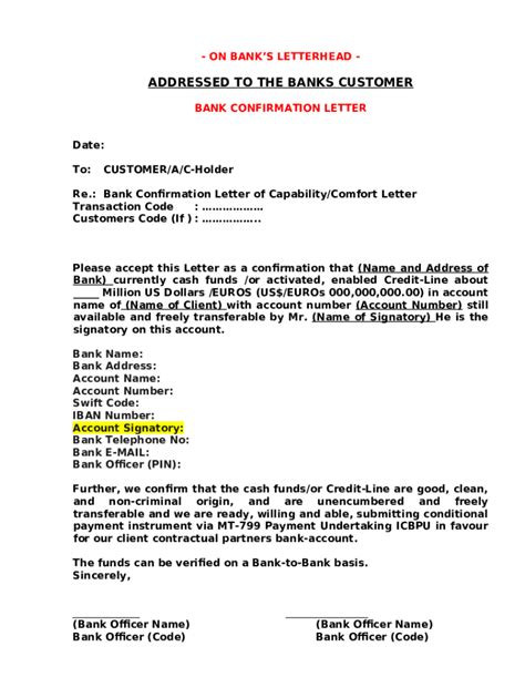 Letter Of Comfort Meaning Examples Template Vs Doc Template Pdffiller