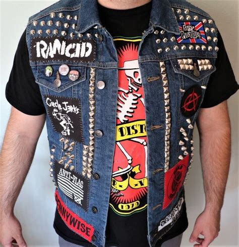 Custom Made To Order Punk Vest Etsy