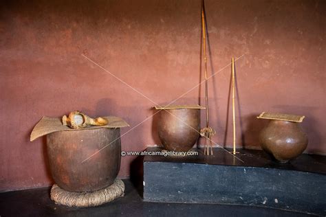 Photos And Pictures Of Clay Pots In Basotho House Liphofung Cave