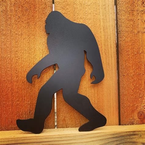 Bigfoot Bigfoot Silhouettesasquatchbigfoot Wall Decor Etsy