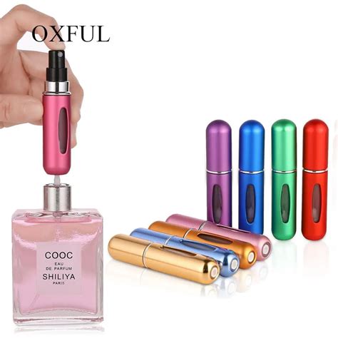 New Portable Mini Refillable Perfume Bottle With Spray Scent Pump Empty