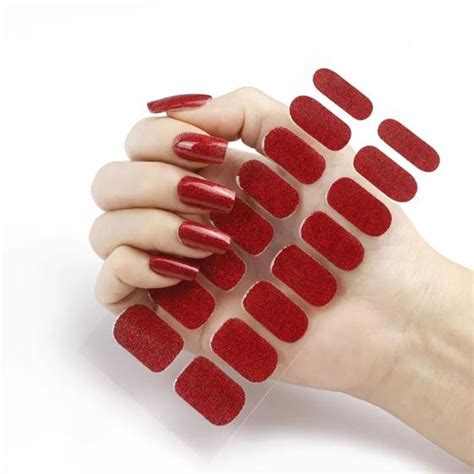 Adesivo De Unha Decorado Para M Os Manicure Unhas Inteiras Esmalte