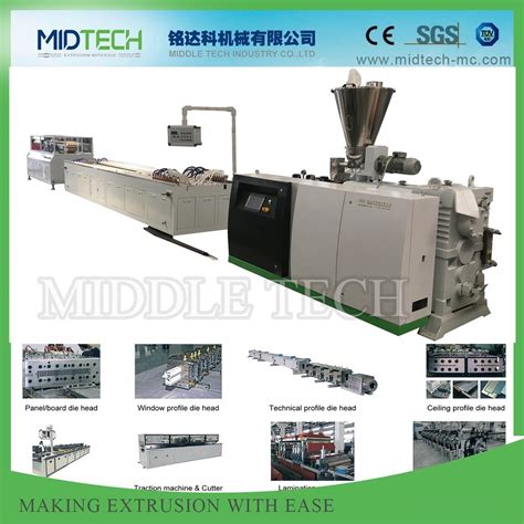 Pvc Profile Extrusion Machine Upvc Windows Production Line Wpc Window