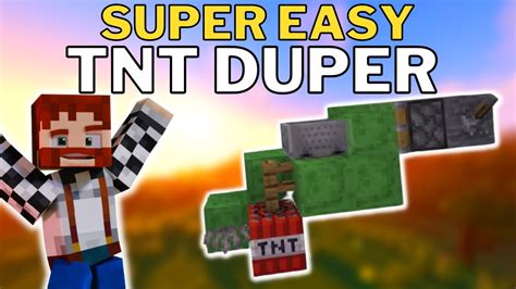 Super Easy Minecraft 121 Tnt Duper Tutorial With Automation Youtube